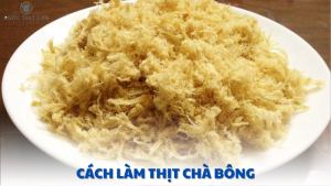 cách làm thịt chà bông